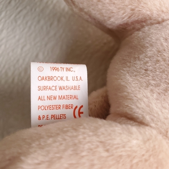 PUGSLY NWT Ty Beanie Babies Pug Dog Vintage - Picture 6 of 6